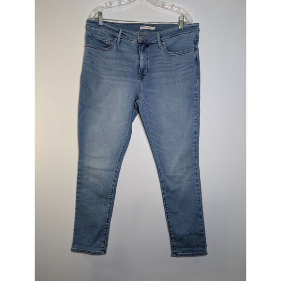 Levi's 311 Shaping Skinny Jeans Women's 33 Mid Rise Light Wash Stretch Denim - Picture 2 of 10